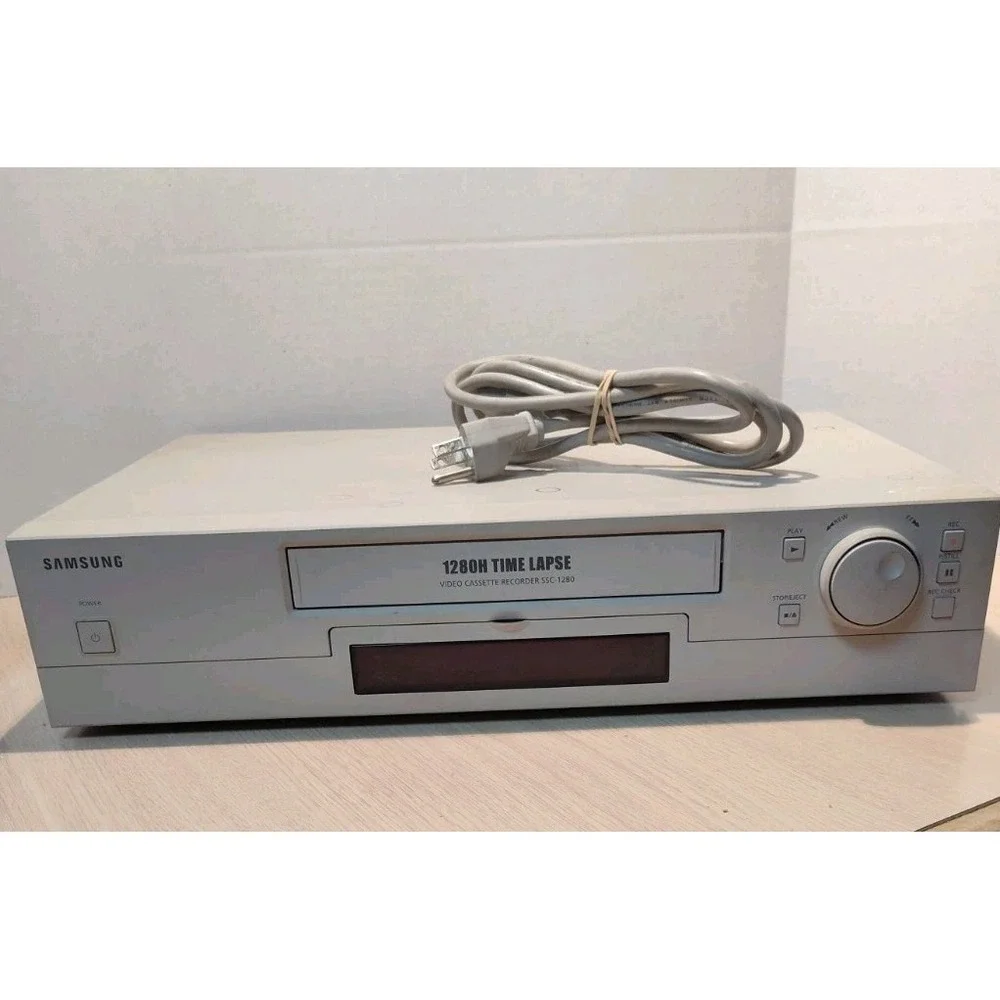 Samsung SSC-1280 Time Lapse VCR Security Video Cassette Recorder CCTV Tested